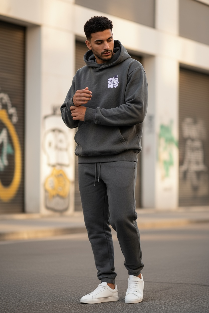 TRAP KITTY SWEATSUIT SHADOW